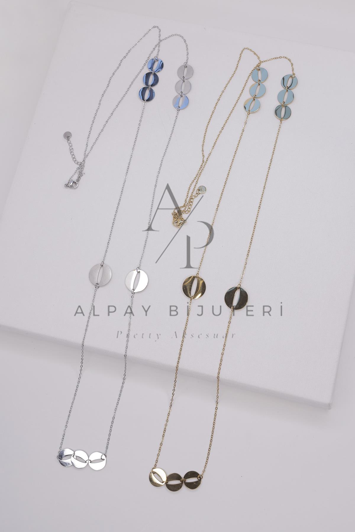 Şık Tasarım Çelik Kolye