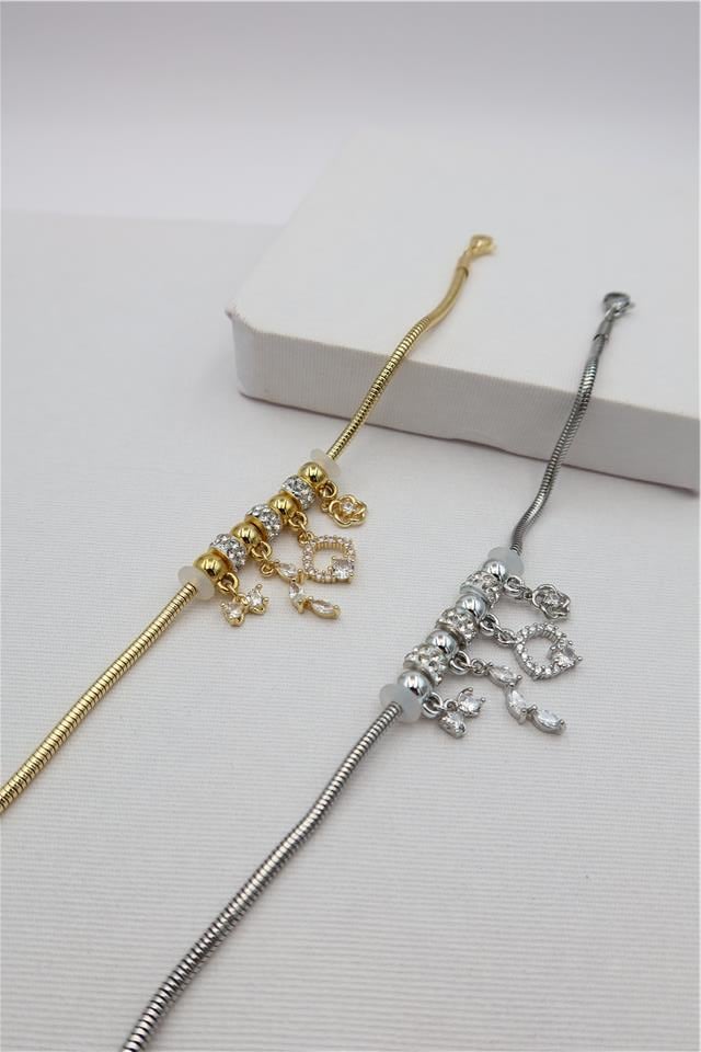 Çelik Charm Bileklik