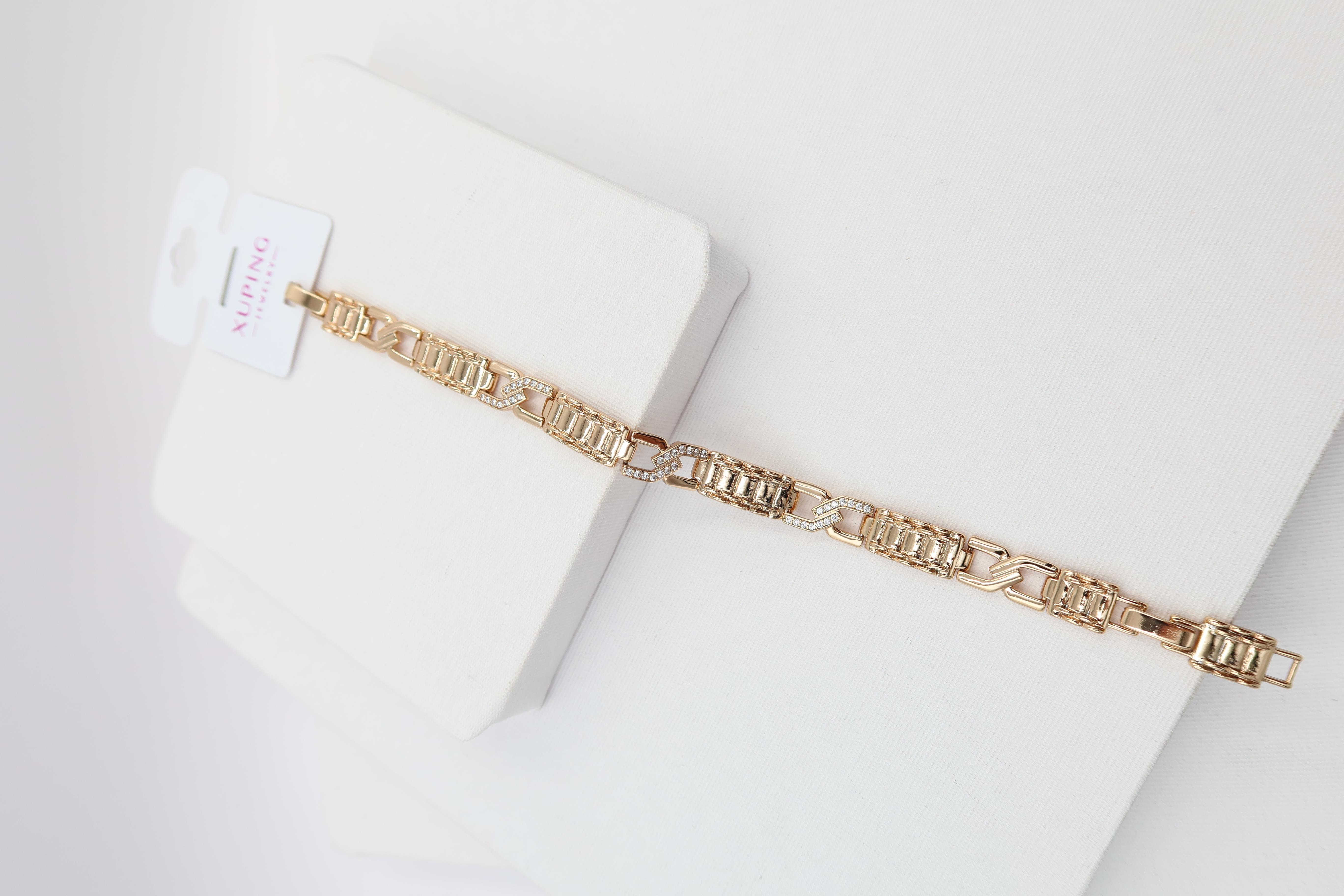 Rose Gold Şık Tasarım Xuping Bileklik