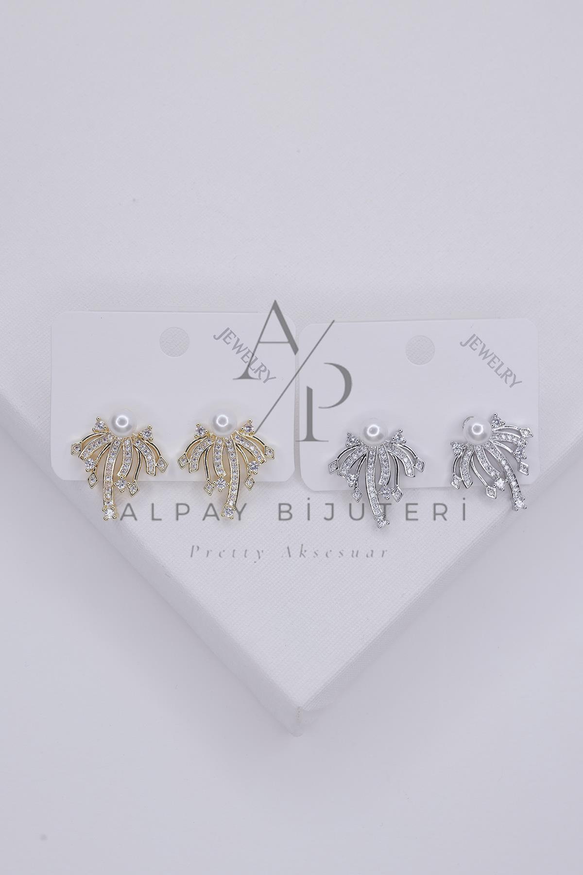 Zirkon Tasarım Küpe