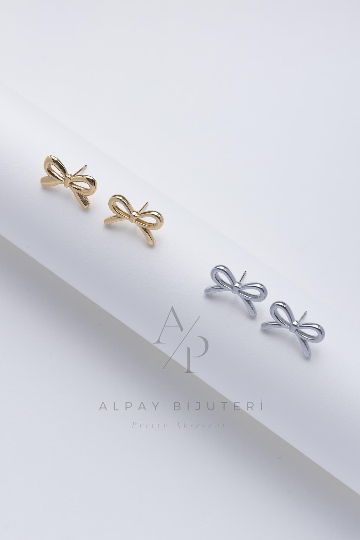 Minimal Kurdele Çelik Küpe 