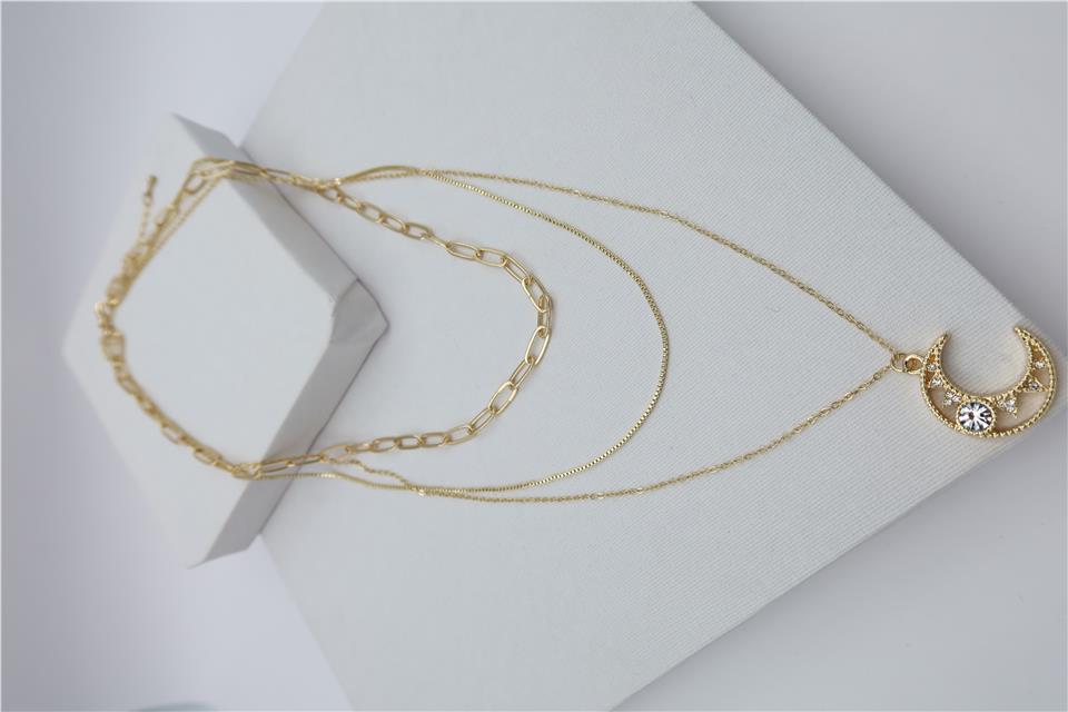 Luxury VIP Üçlü Kombin Kolye