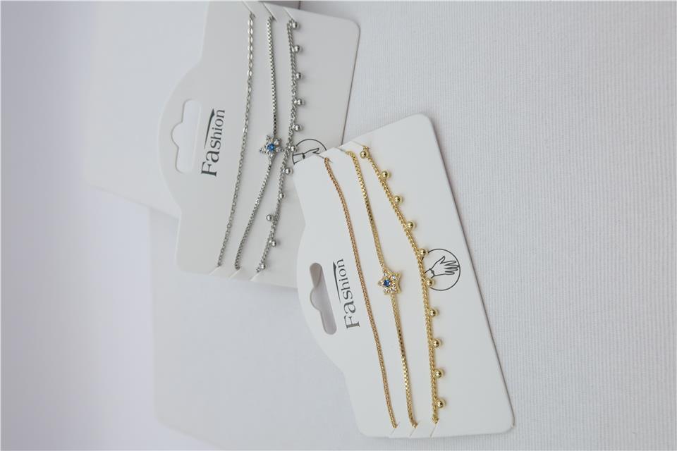 Luxury VIP Üçlü Kombin Bileklik