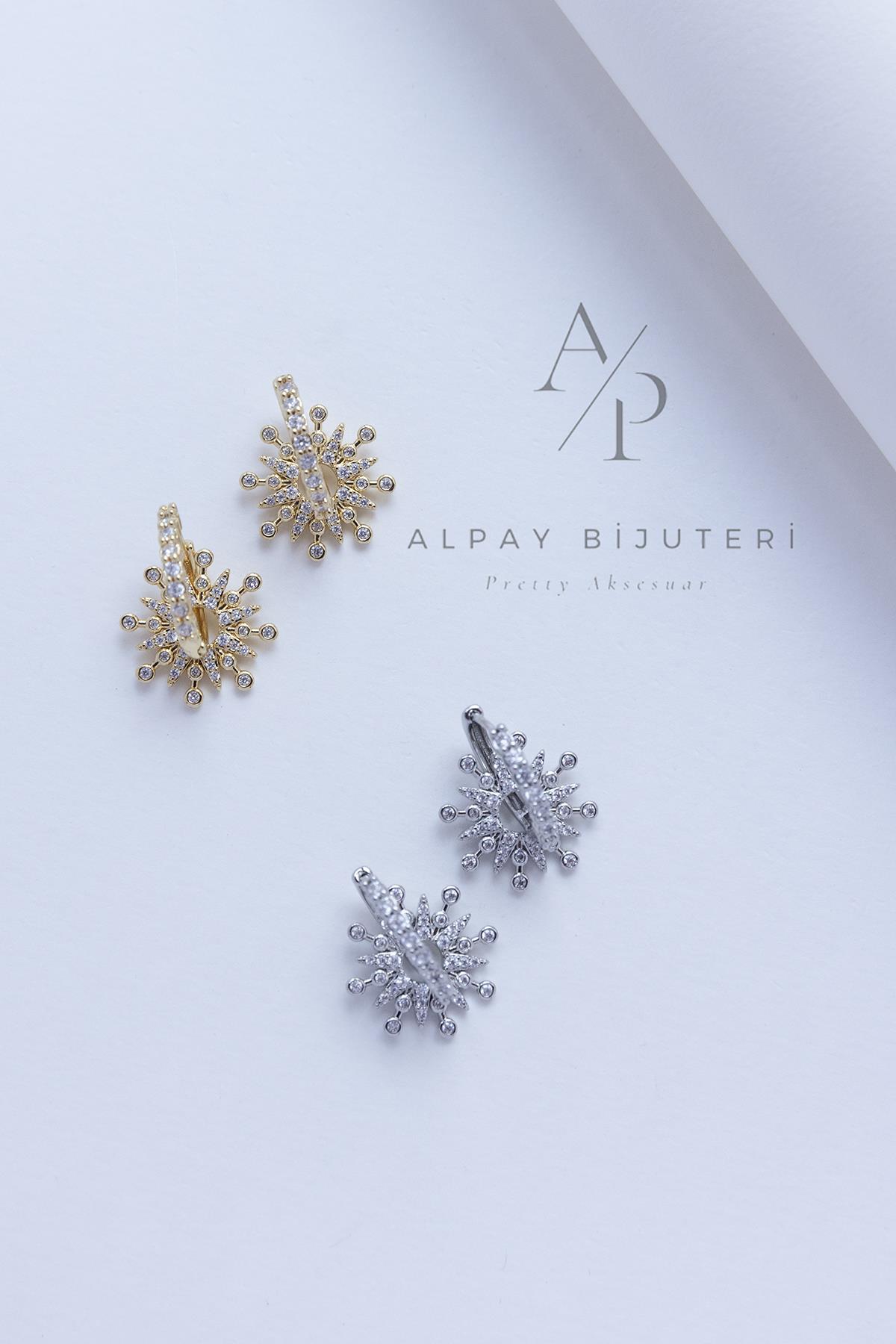 Zirkon Damla Taş Küpe