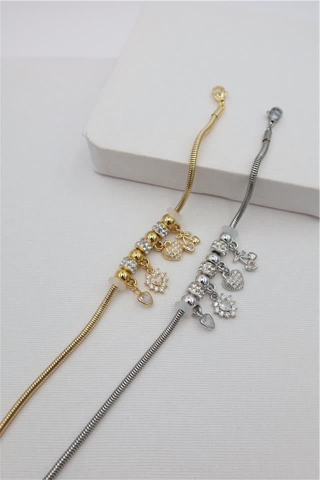 Çelik Charm Bileklik