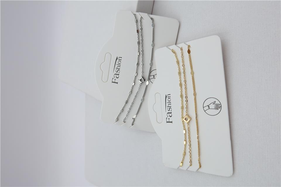 Luxury VIP Üçlü Kombin Bileklik