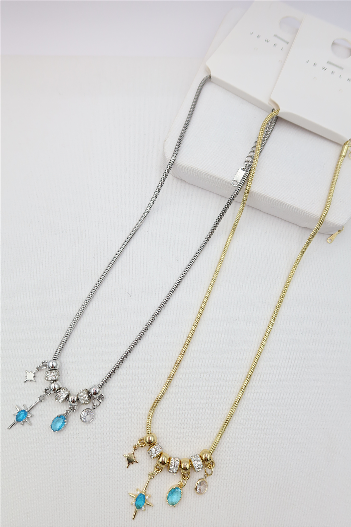 Çelik Charm Kolye