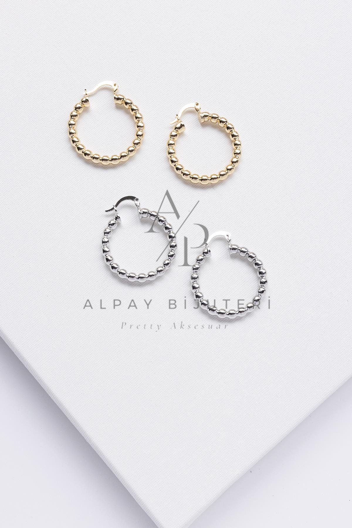 Şık Tasarım Halka Küpe