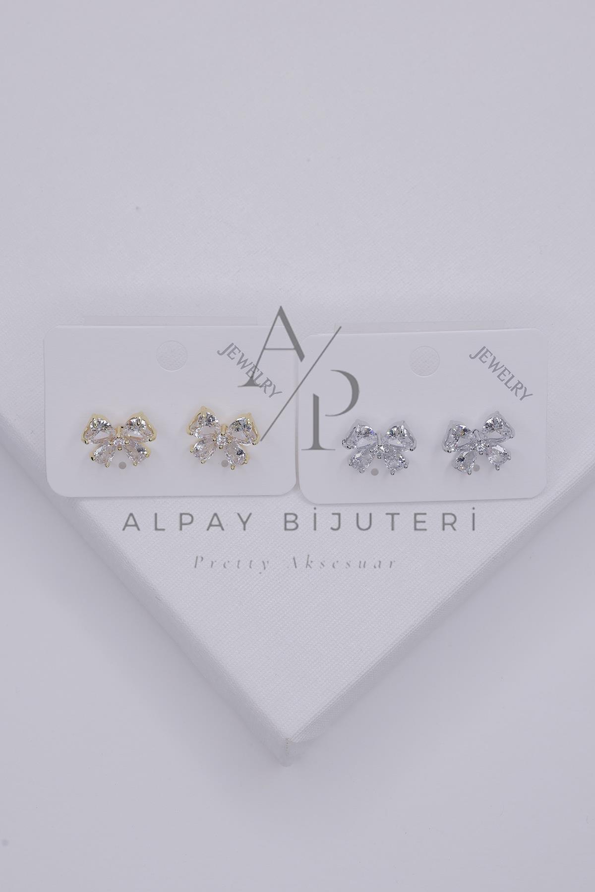 Zirkon Tasarım Küpe