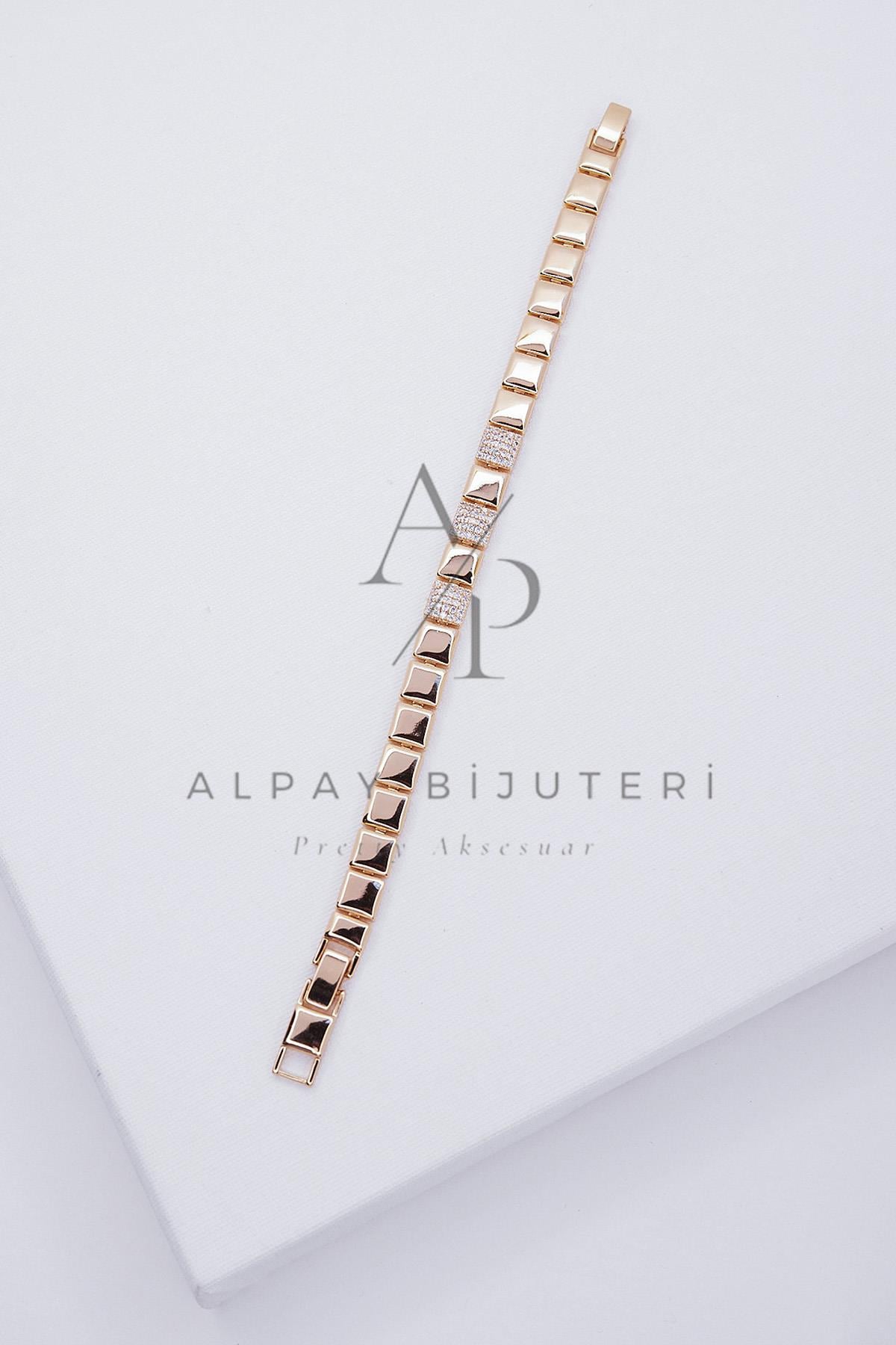 Rose Gold Şık Tasarım Xuping Bileklik