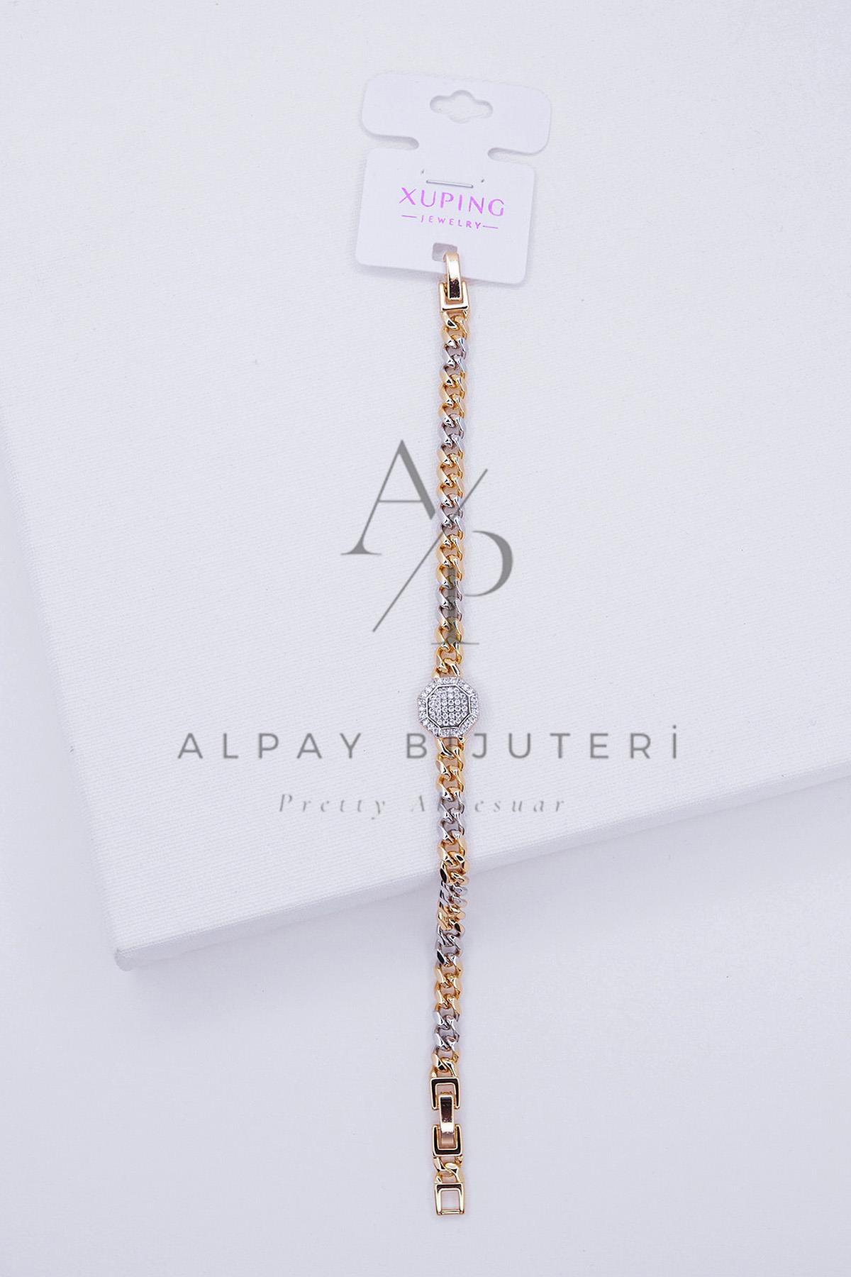 Rose Gold Şık Tasarım Xuping Bileklik