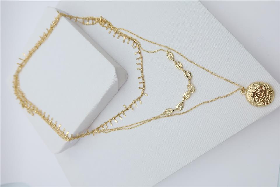 Luxury VIP Üçlü Kombin Kolye