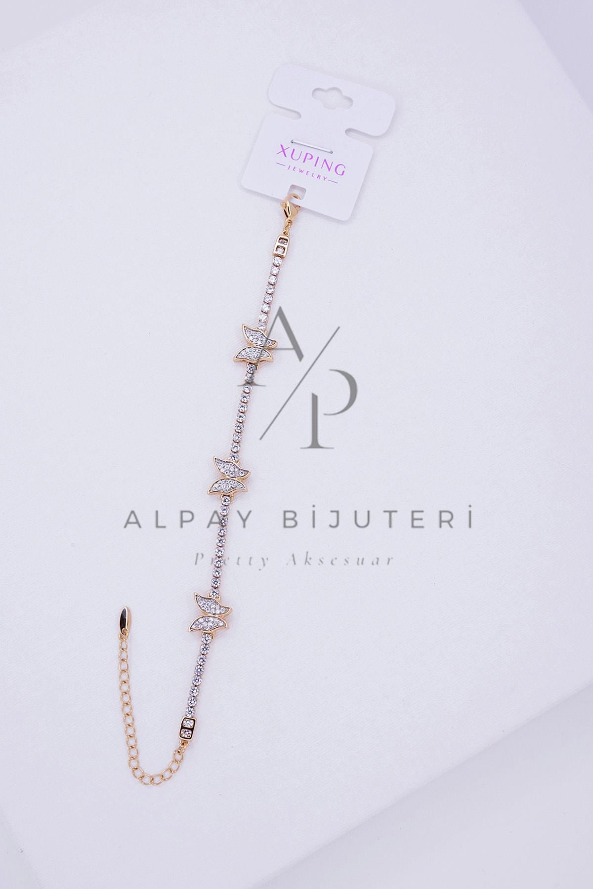 Rose Gold Şık Tasarım Xuping Bileklik