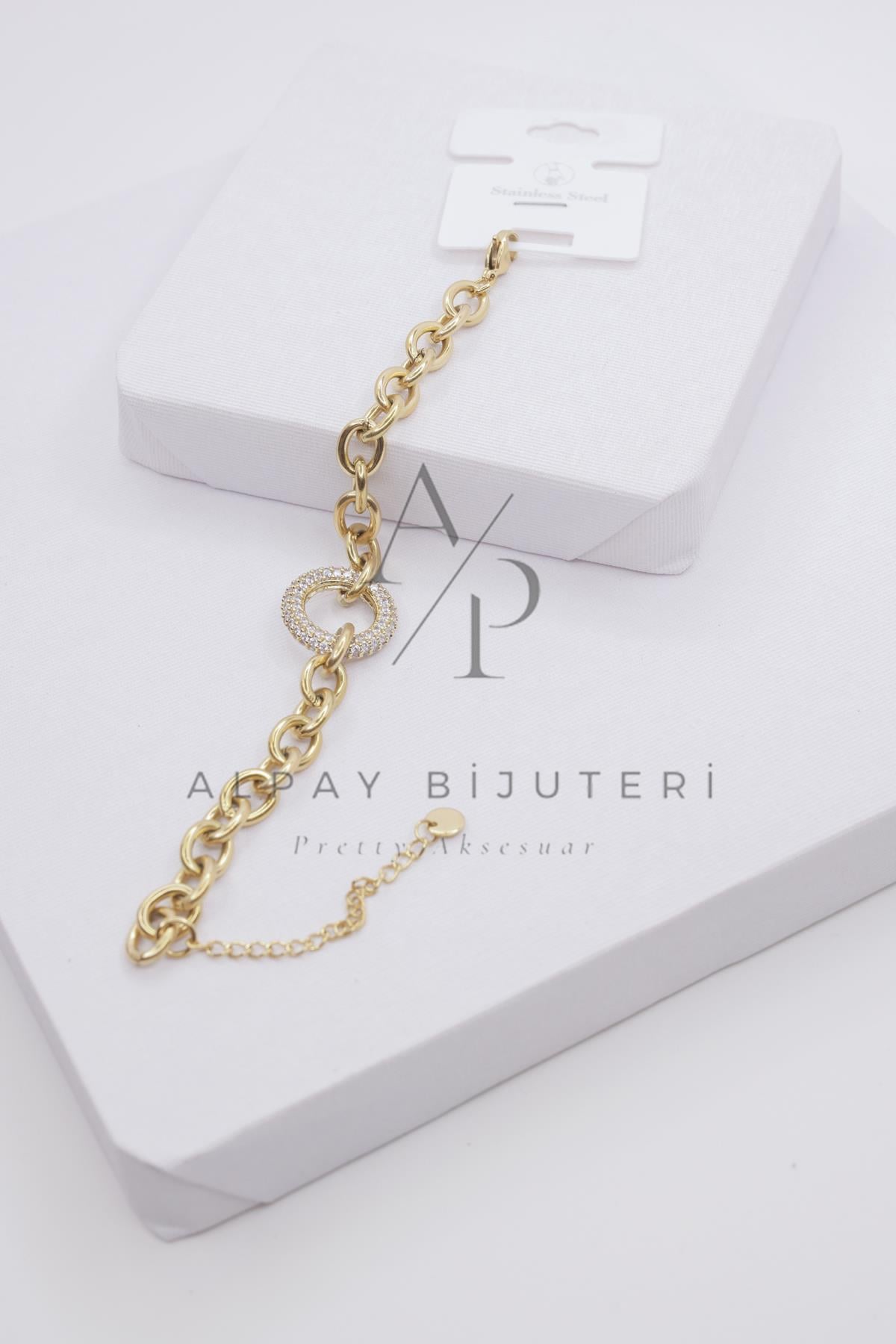 Şık Tasarım Çelik Bileklik