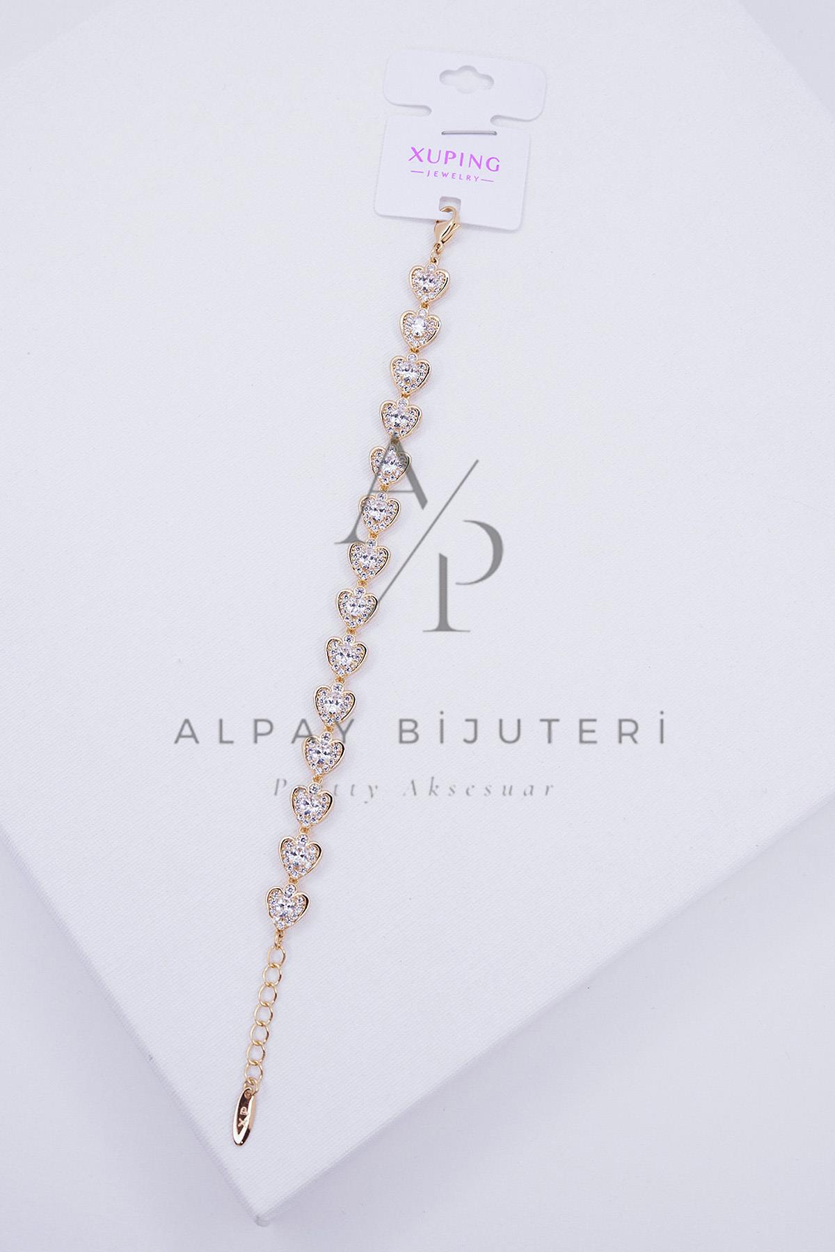 Rose Gold Şık Tasarım Xuping Bileklik