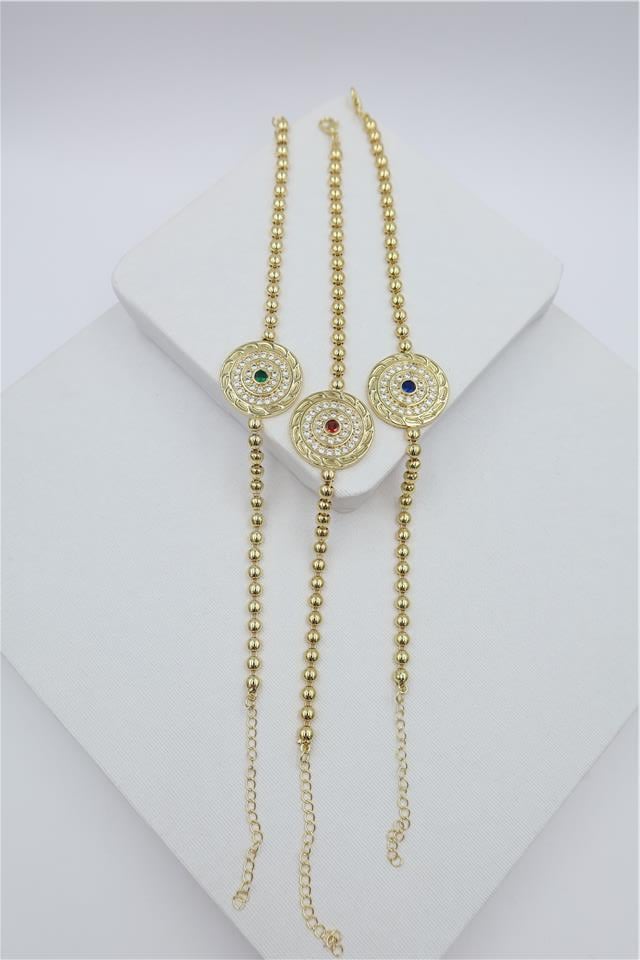 Luxury VIP Renkli Taş Bileklik