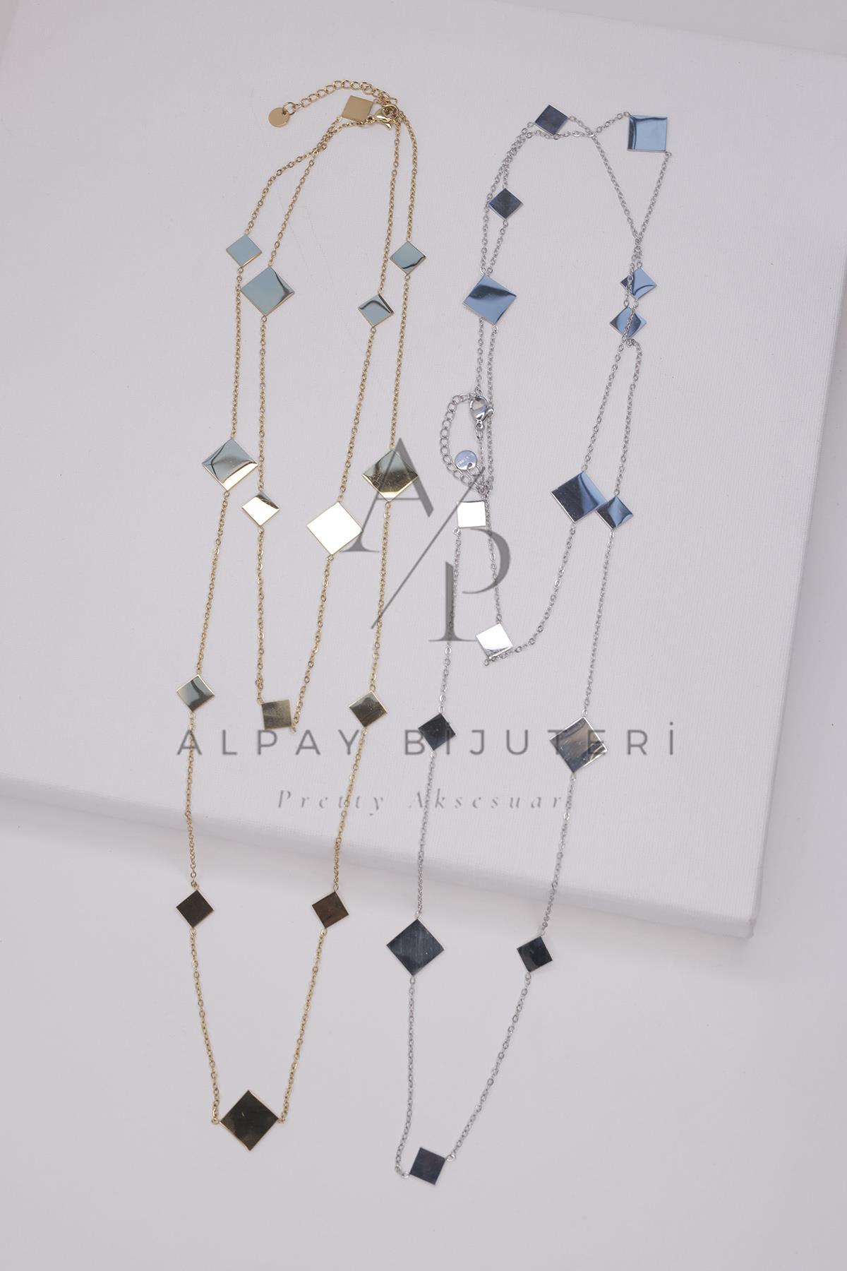 Şık Tasarım Çelik Kolye