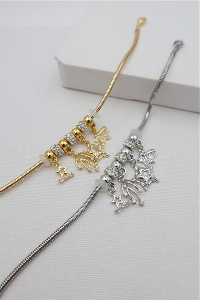 Çelik Charm Bileklik