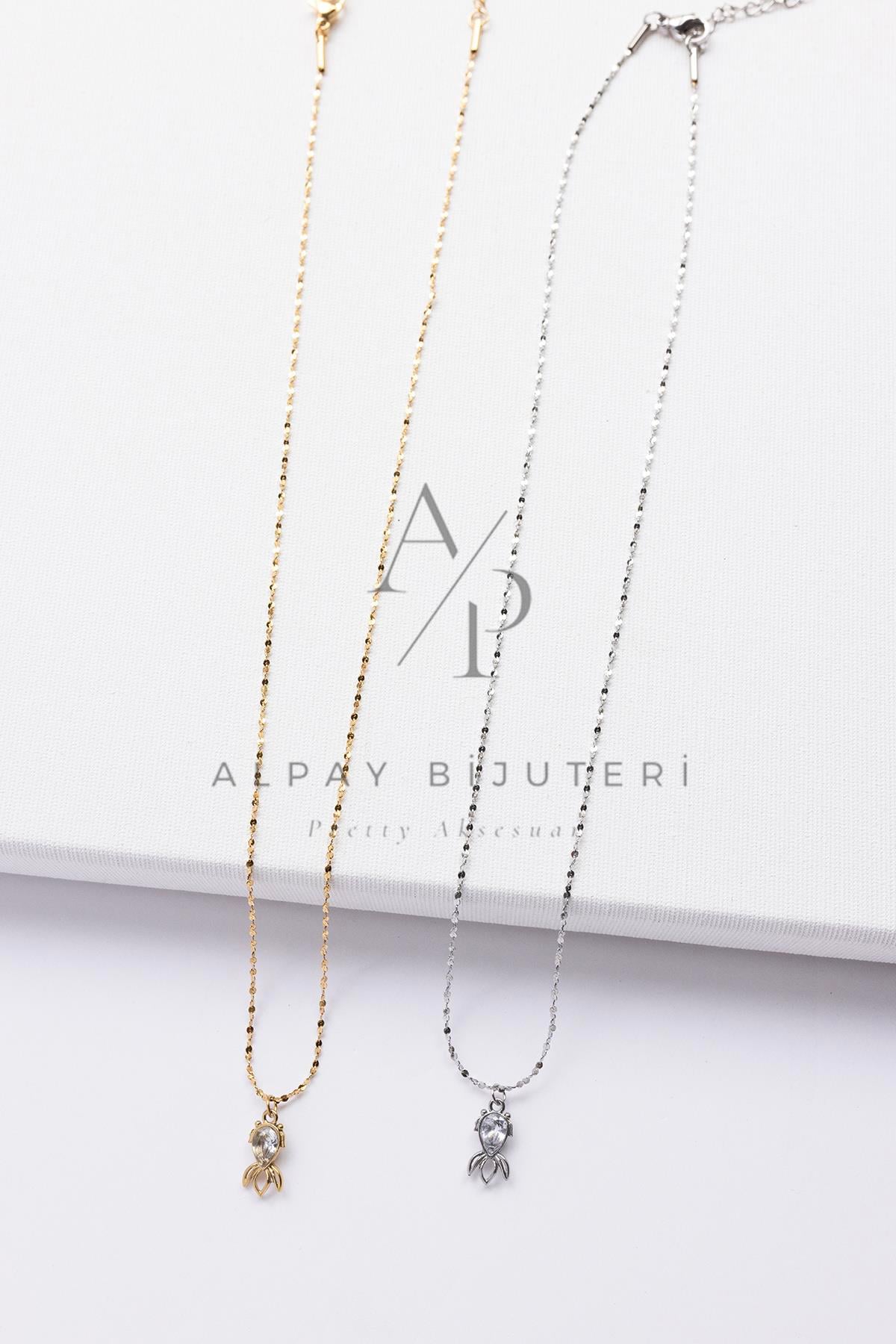 Şık Tasarım Çelik Kolye