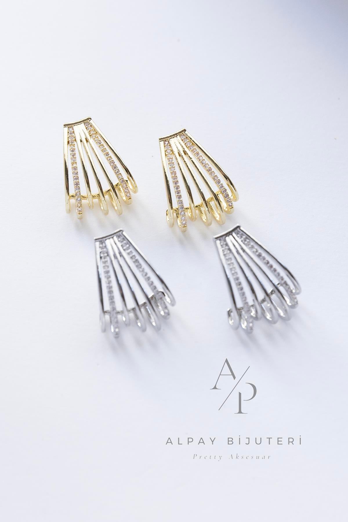 Zirkon Tasarım Küpe