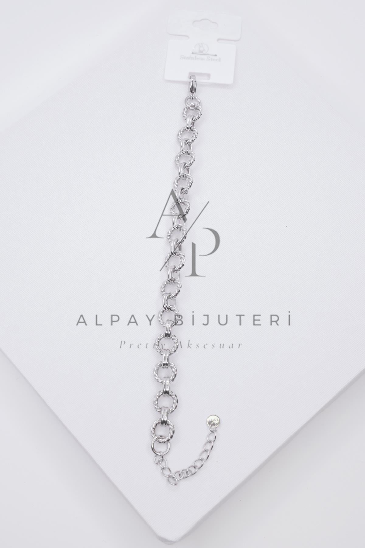 Şık Tasarım Çelik Bileklik