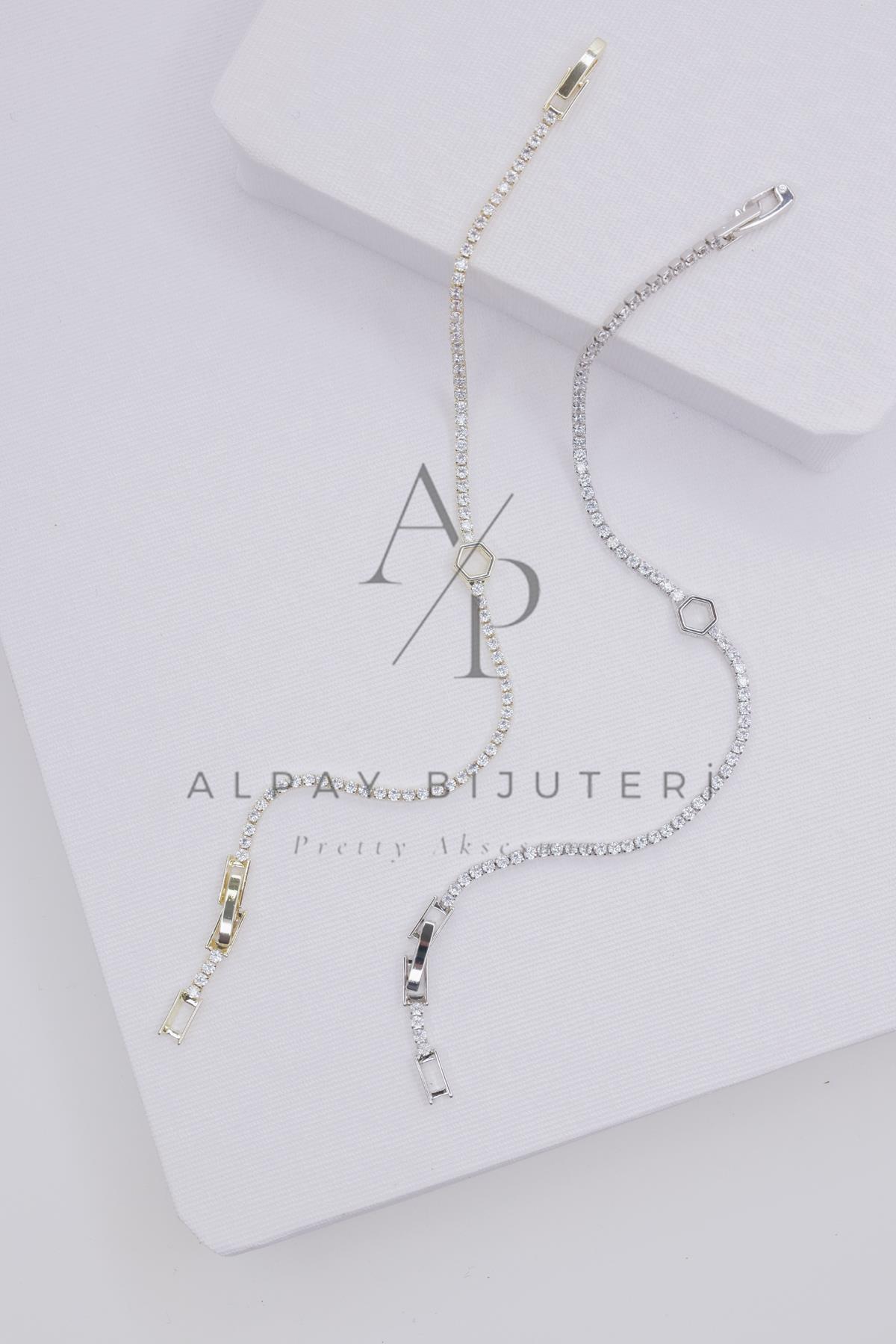 Zirkon Taş Tasarım Bileklik