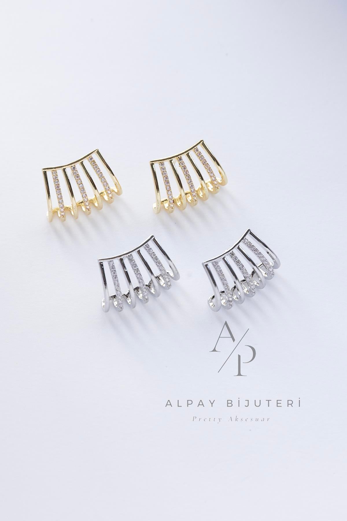 Zirkon Tasarım Küpe