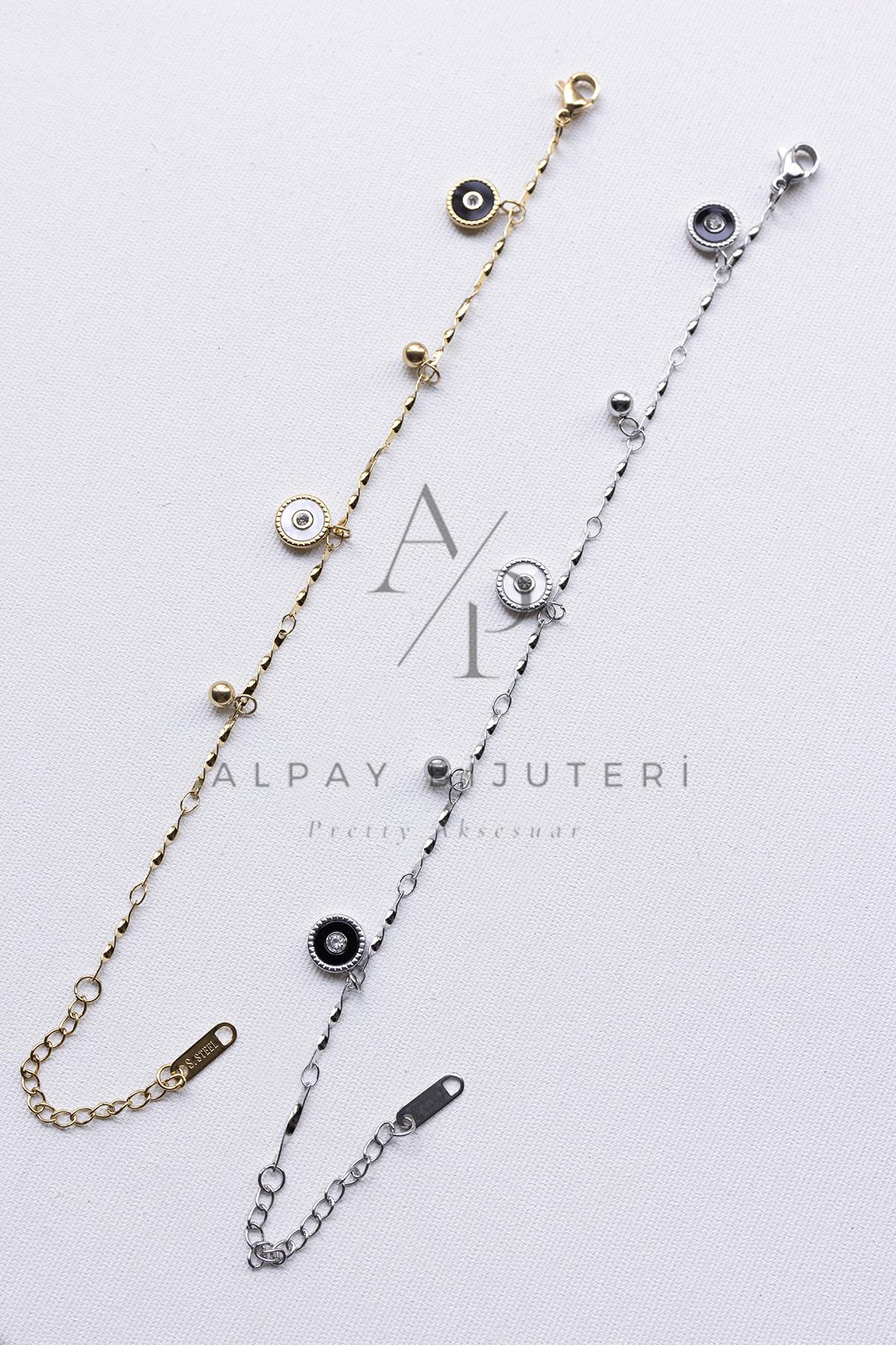 Charm Model Çelik Bileklik