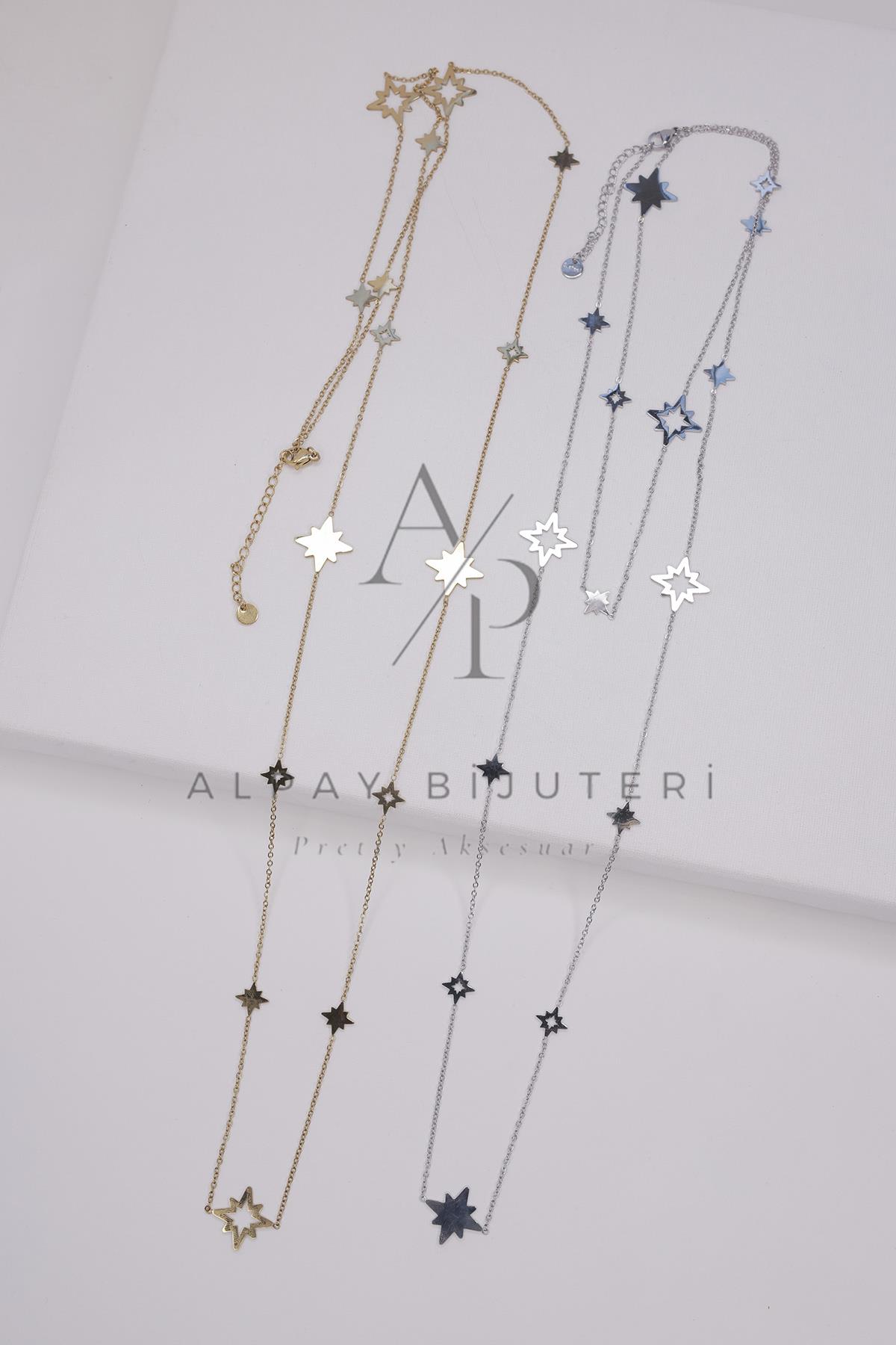 Şık Tasarım Çelik Kolye