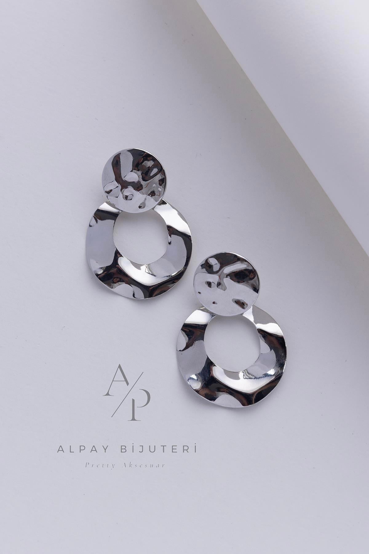 Yansıma Halka Şık Küpe 