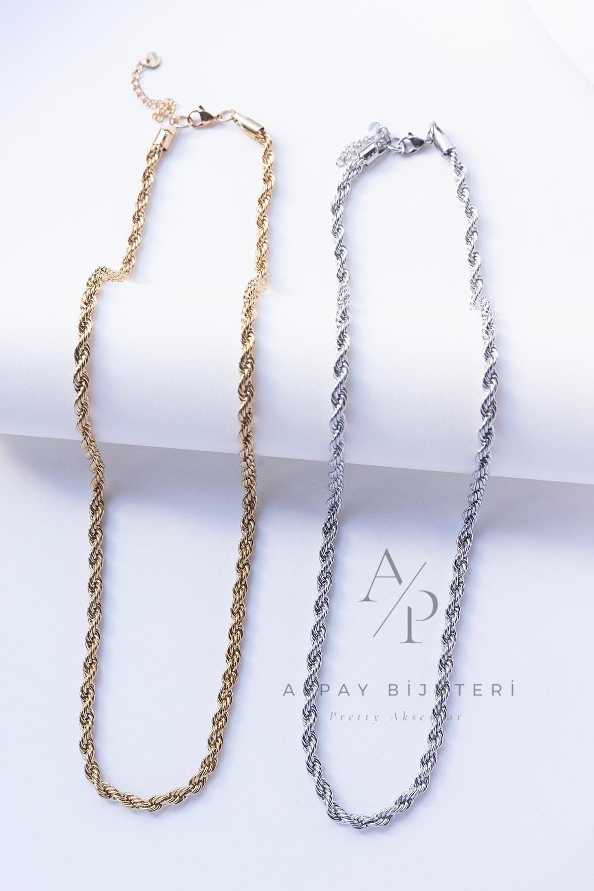 4 mm Klasik Burgu Kolye