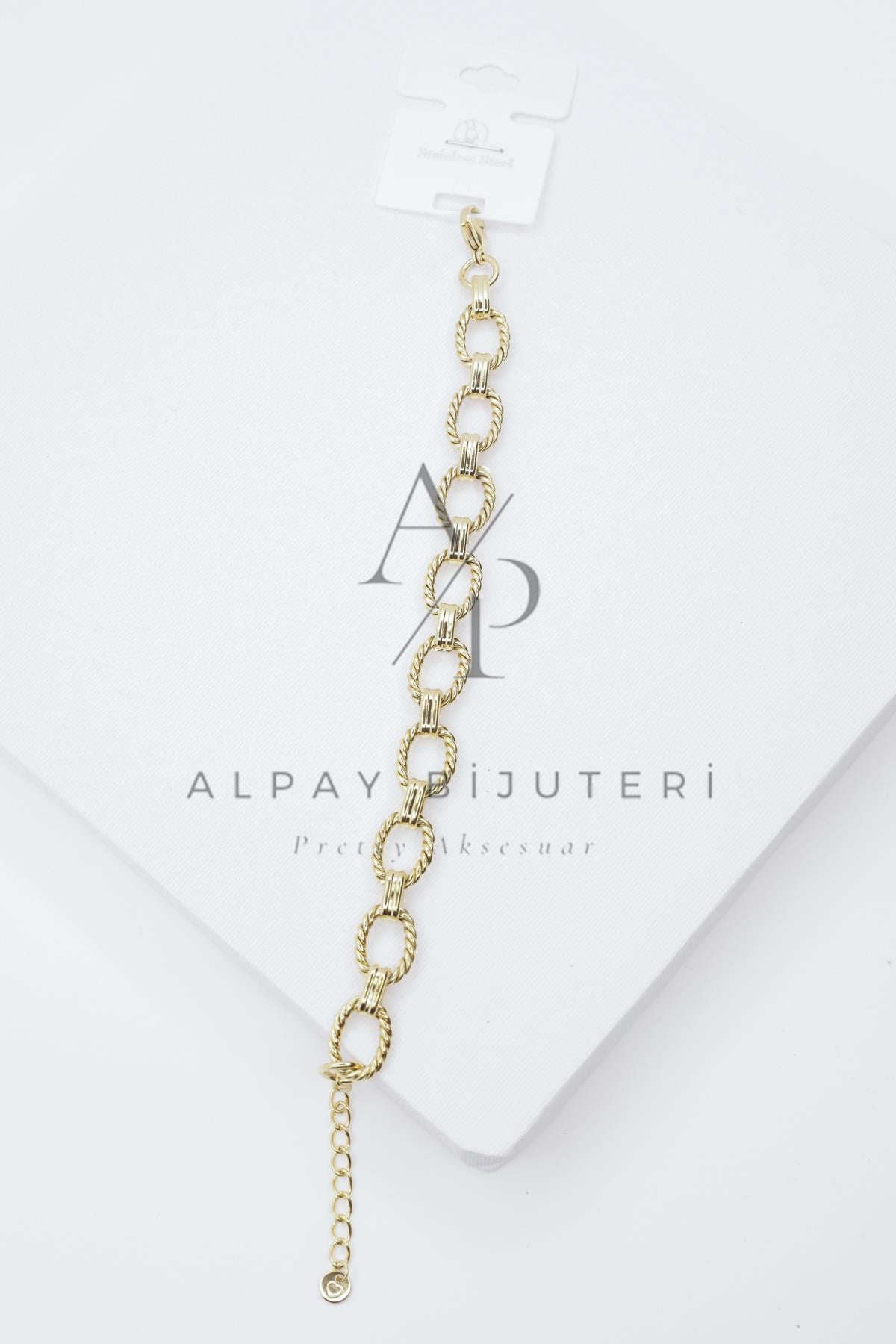 Şık Tasarım Çelik Bileklik