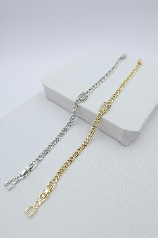 Luxury VIP Figürlü Zincir Bileklik