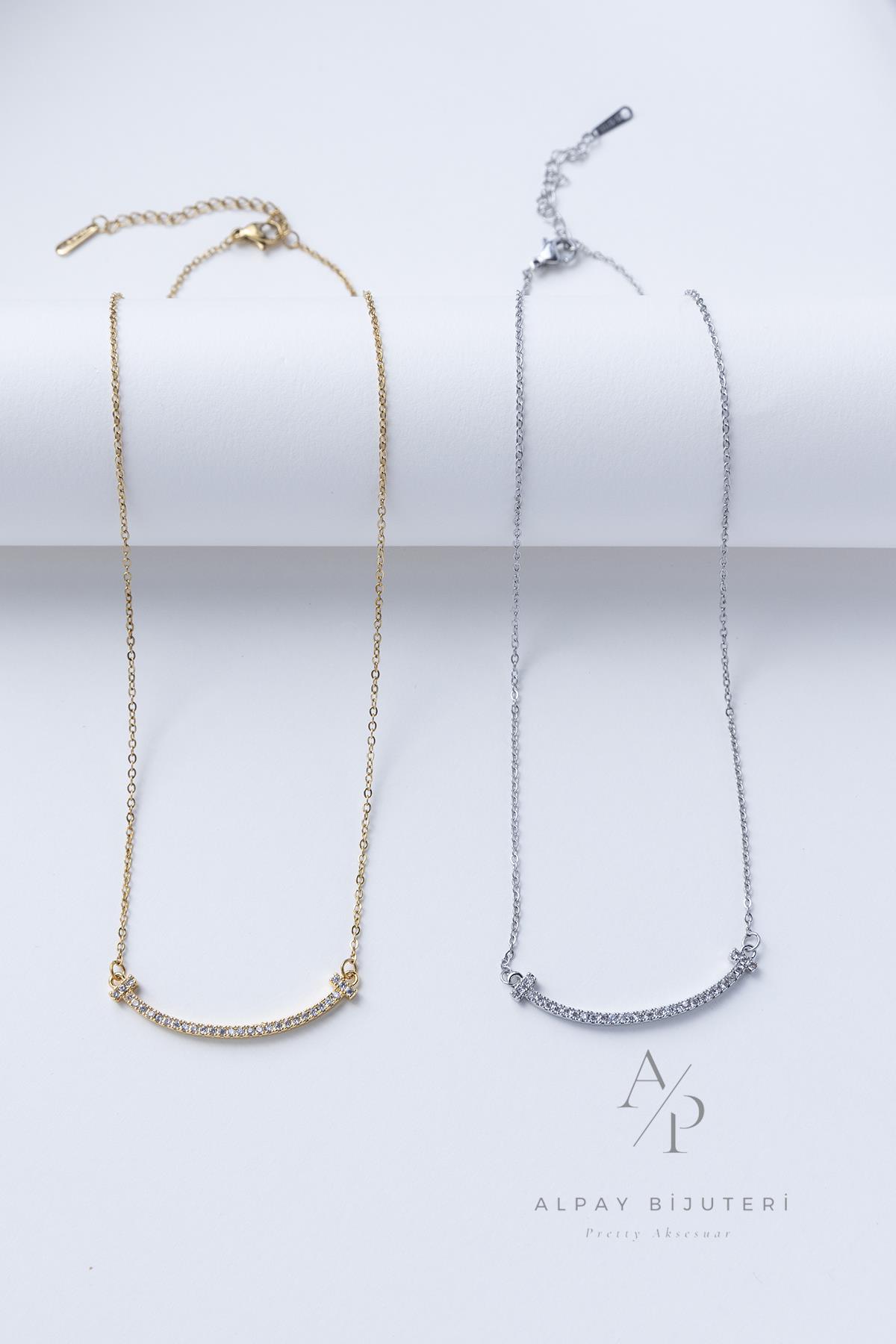 Şık Tasarım Çelik Kolye