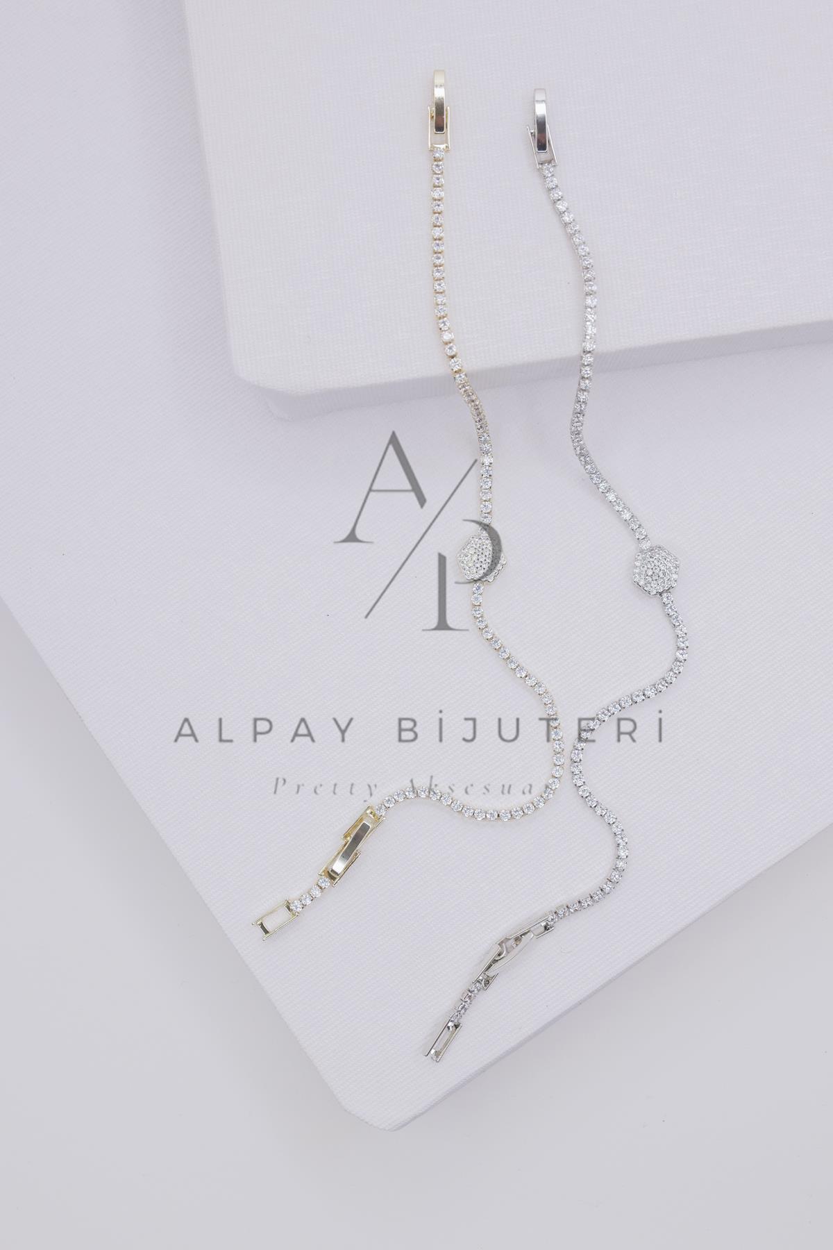 Zirkon Taş Tasarım Bileklik