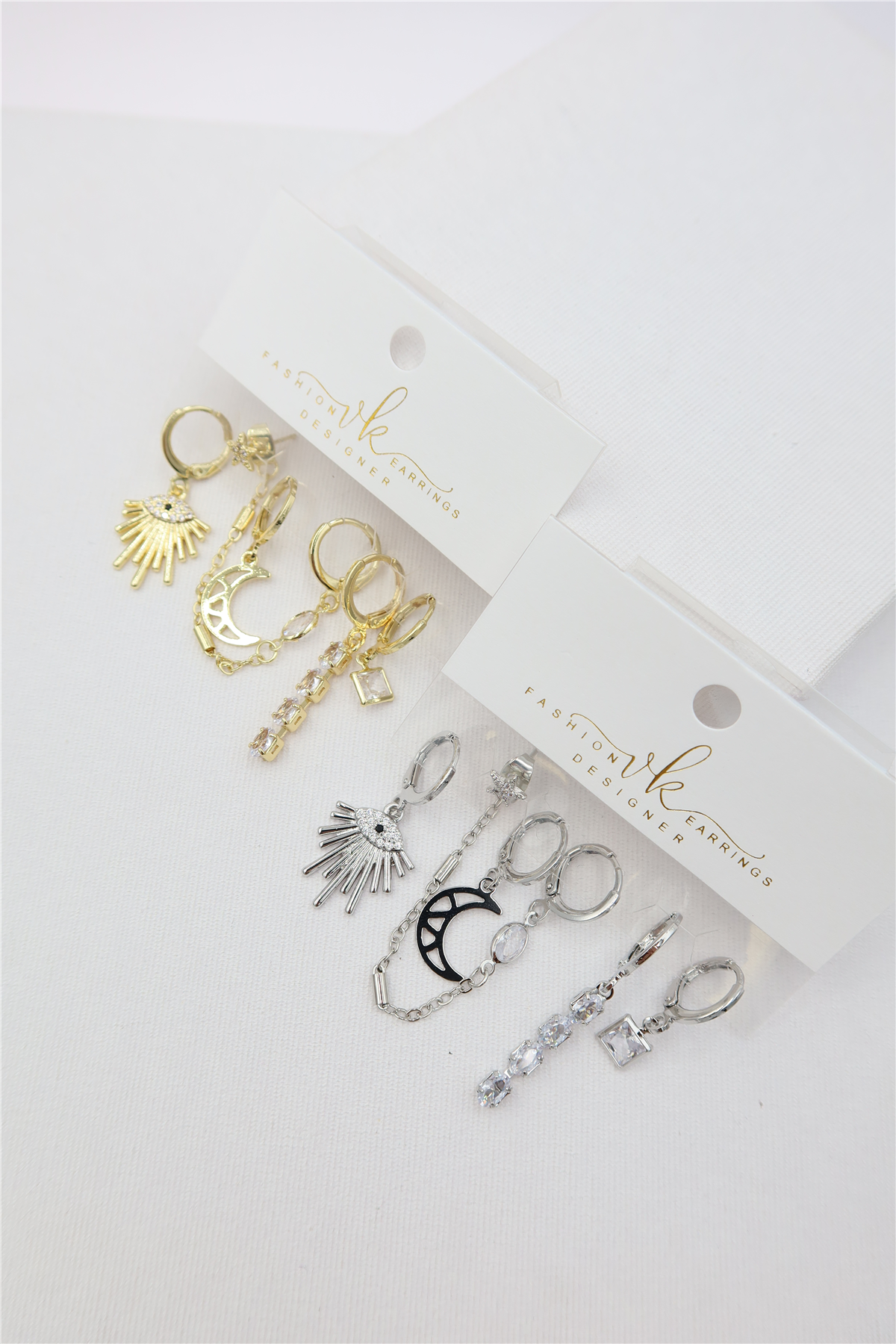 Luxury 6'lı Küpe Set