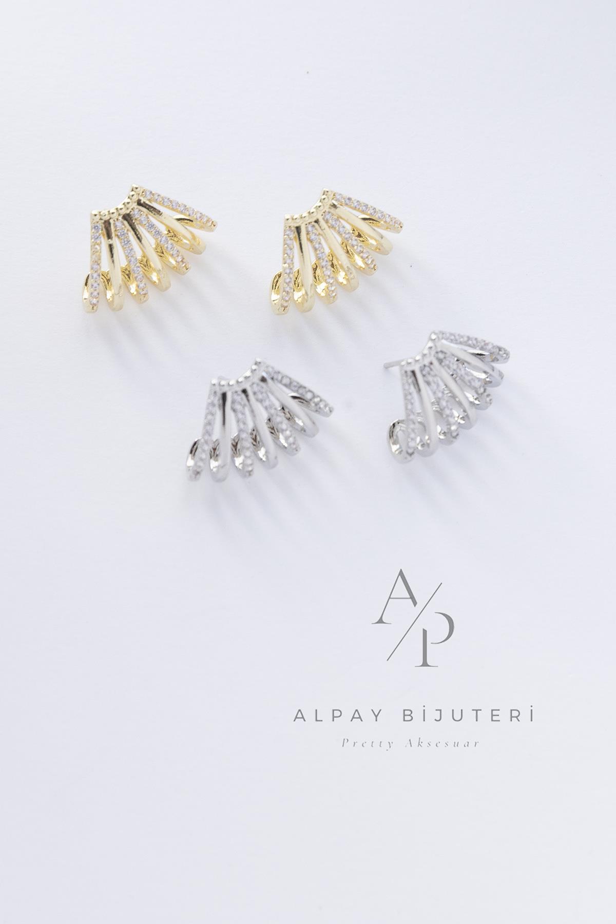 Zirkon Tasarım Küpe