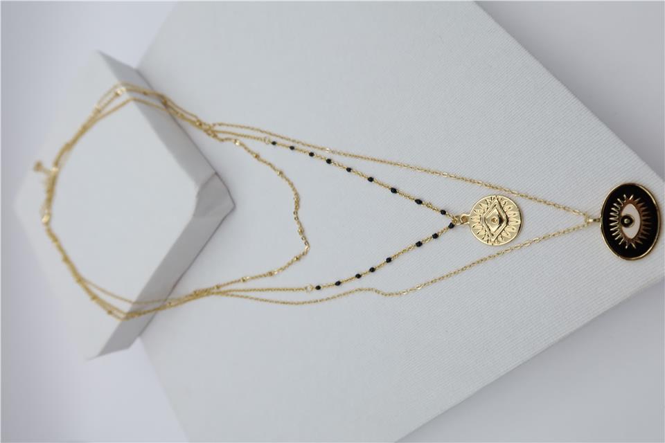 Luxury VIP Üçlü Kombin Kolye