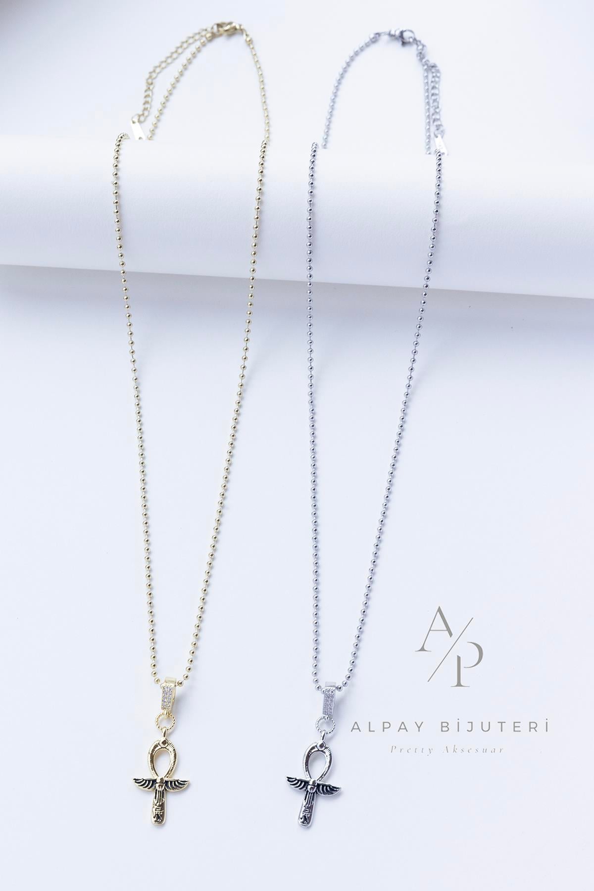 Sembol Model Çelik Kolye