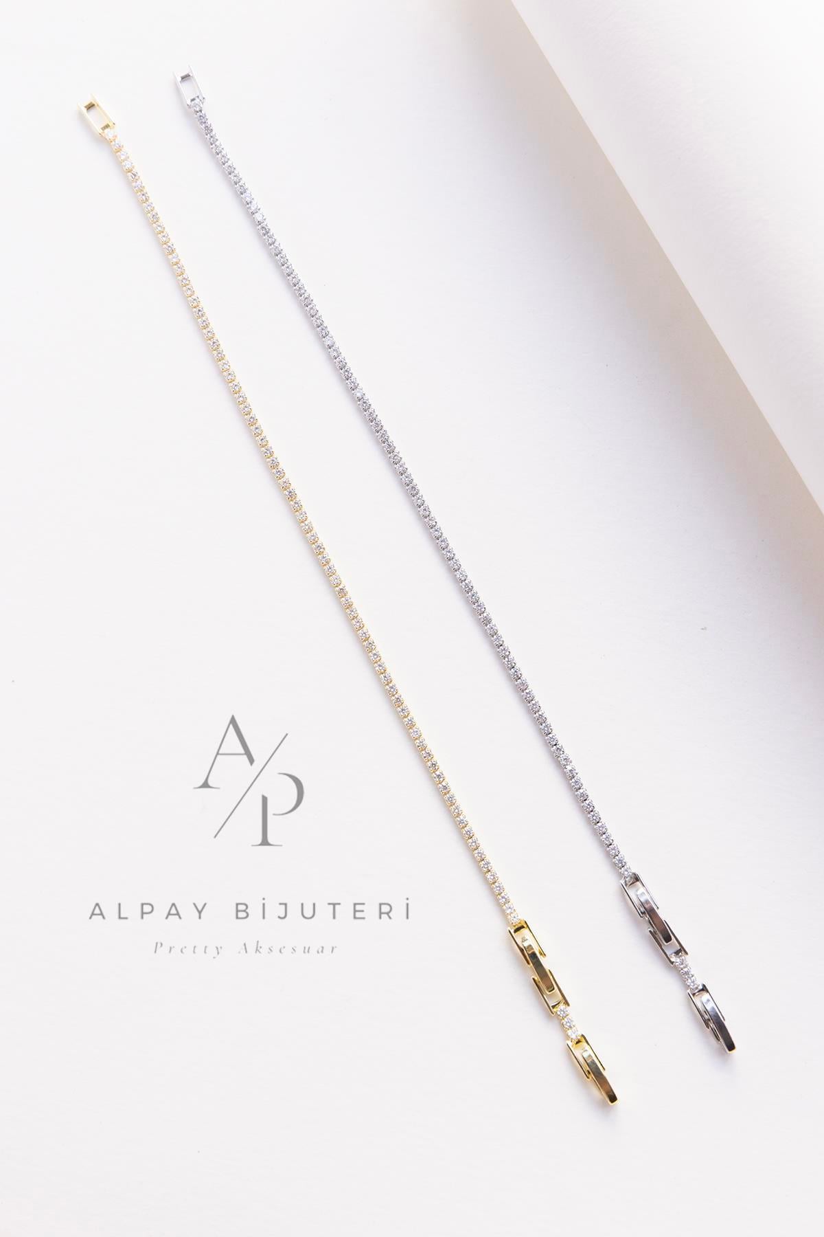 Su Yolu Zirkon Bileklilk