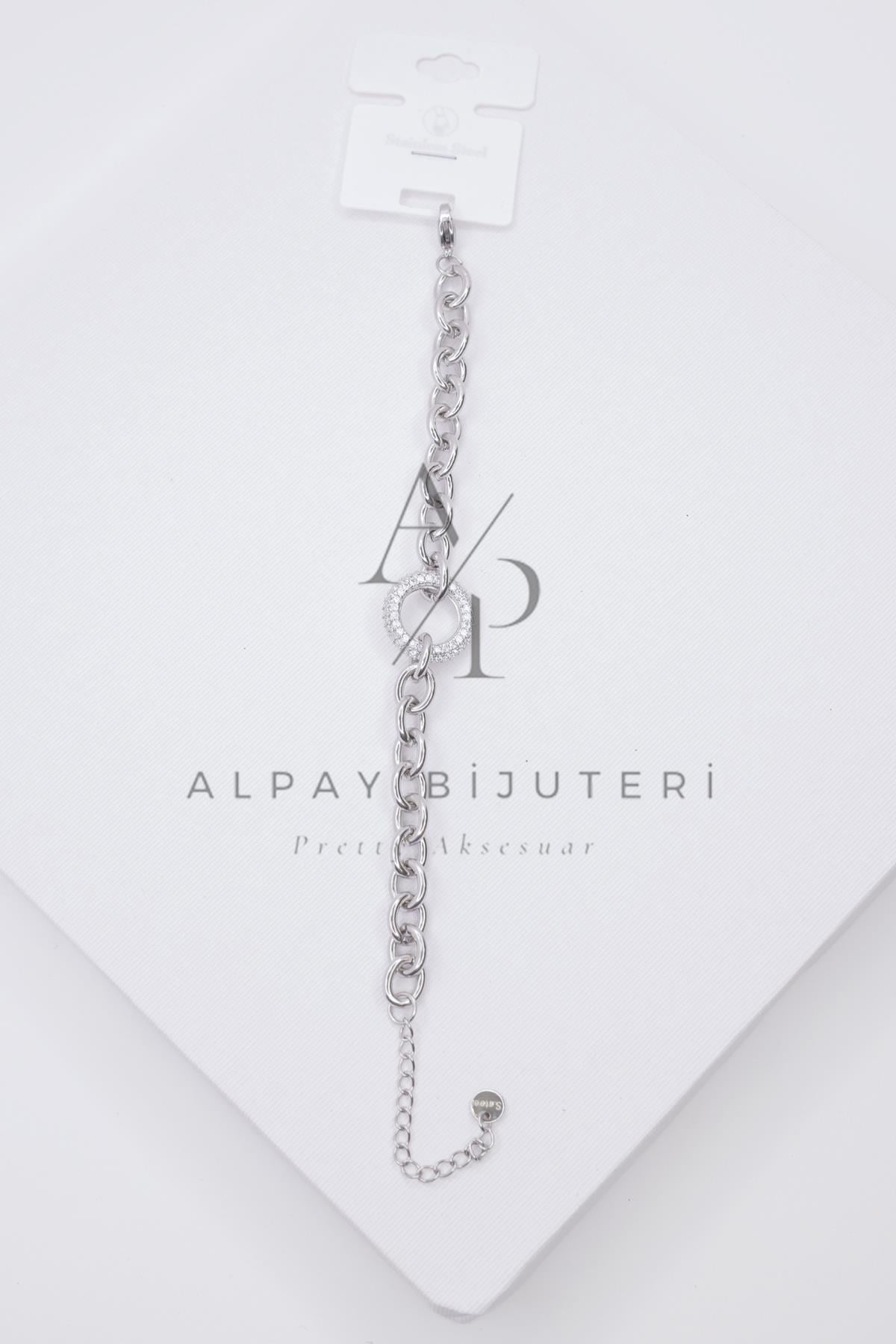 Şık Tasarım Çelik Bileklik