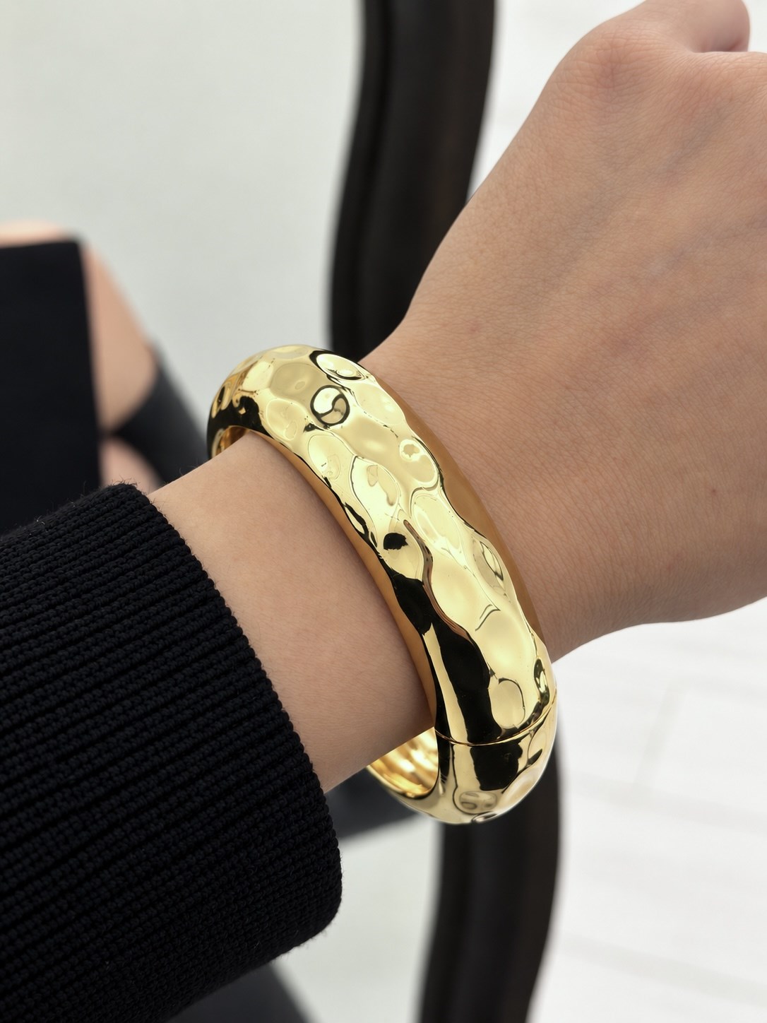 VIP Luxury Gold Kelepçe Bilezik