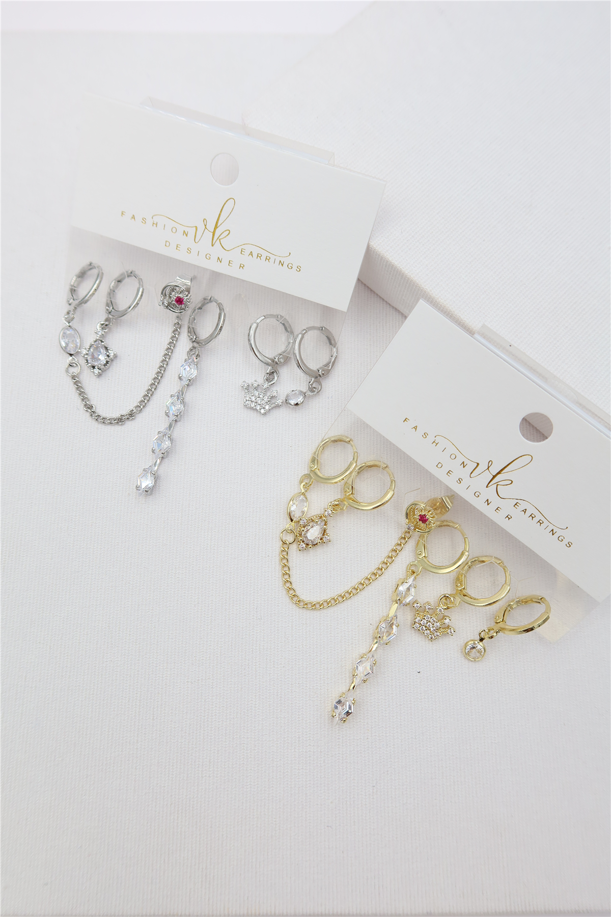 Luxury 6'lı Küpe Set