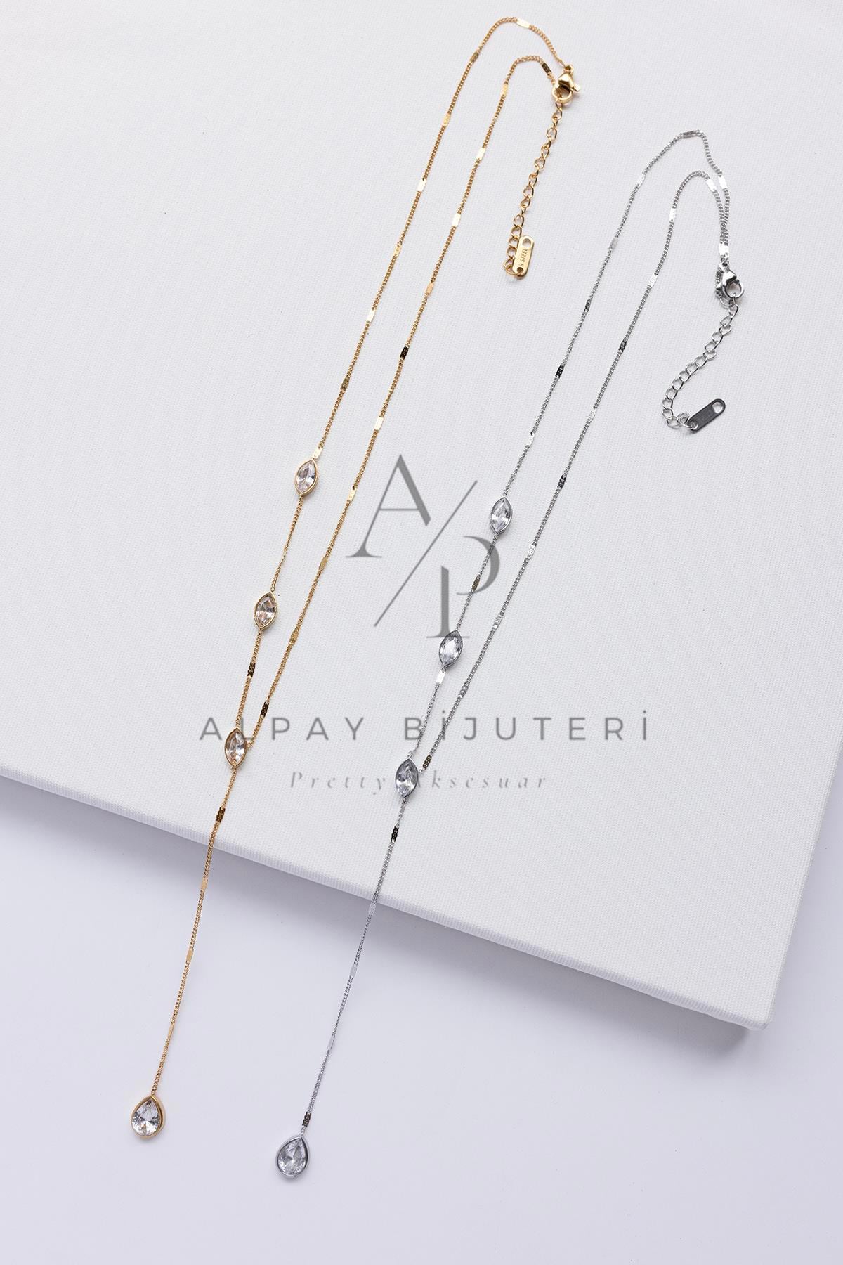 Y Model Çelik Kolye