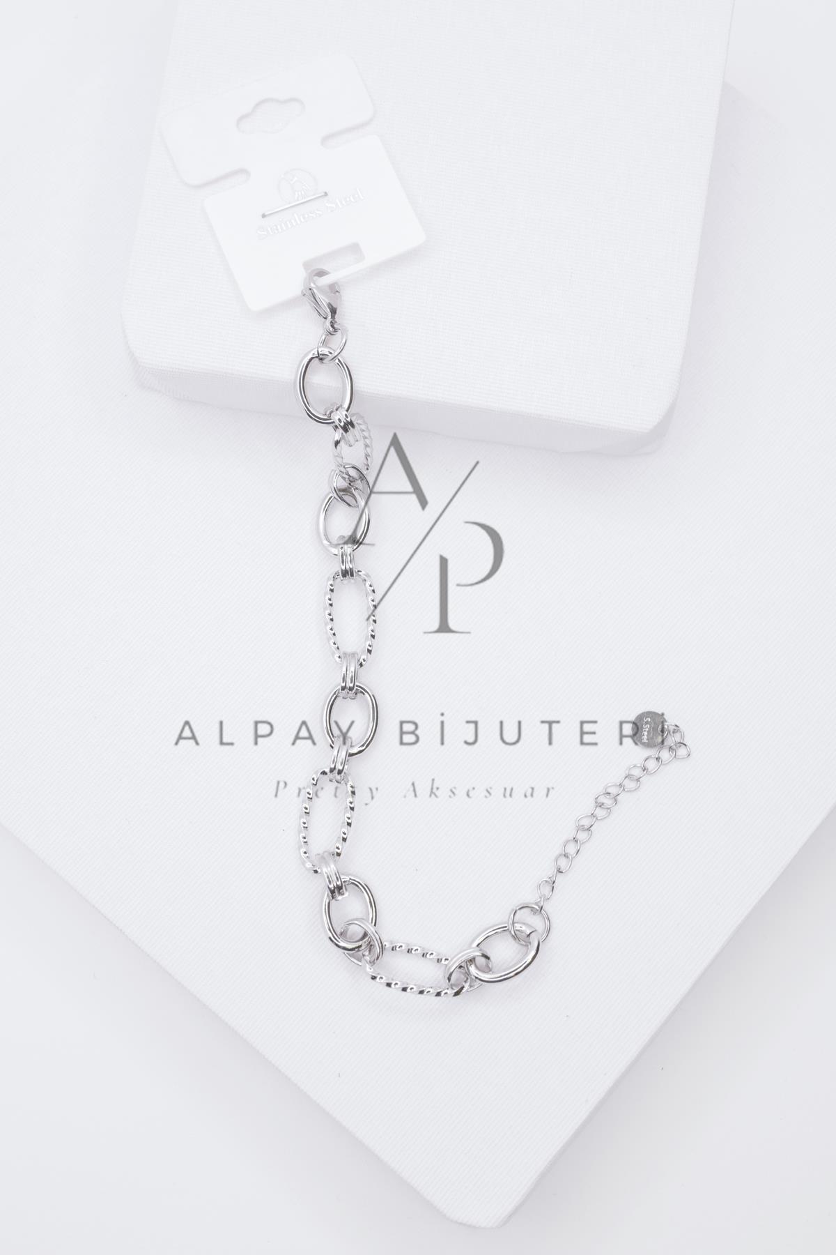 Şık Tasarım Çelik Bileklik