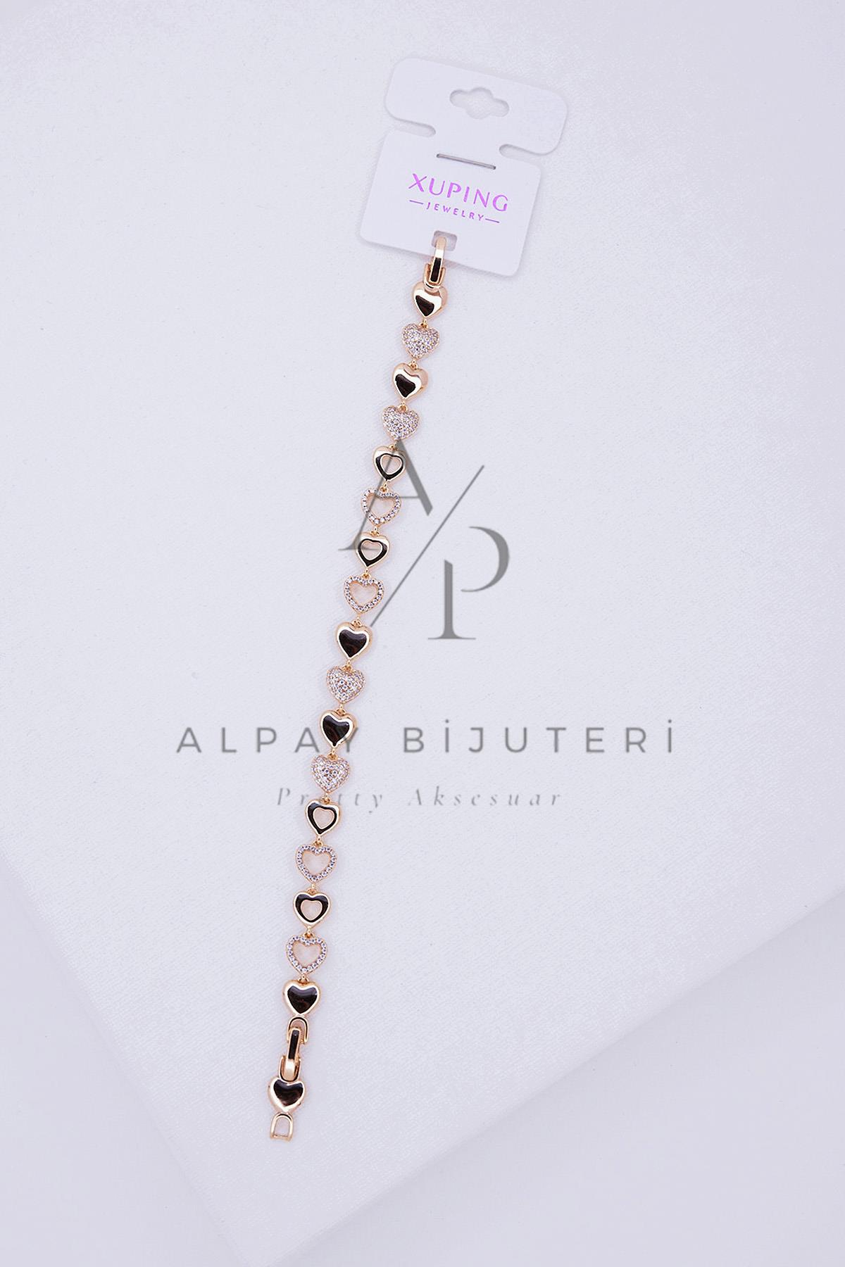 Rose Gold Şık Tasarım Xuping Bileklik