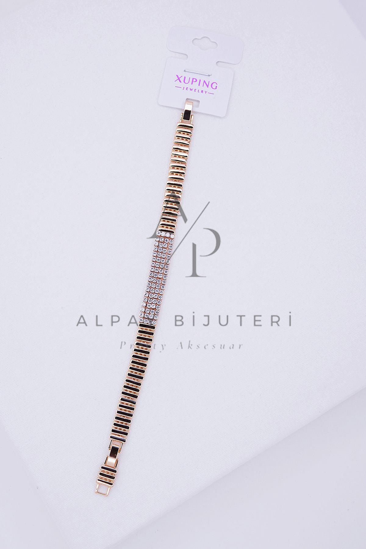 Rose Gold Şık Tasarım Xuping Bileklik