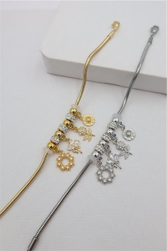 Çelik Charm Bileklik