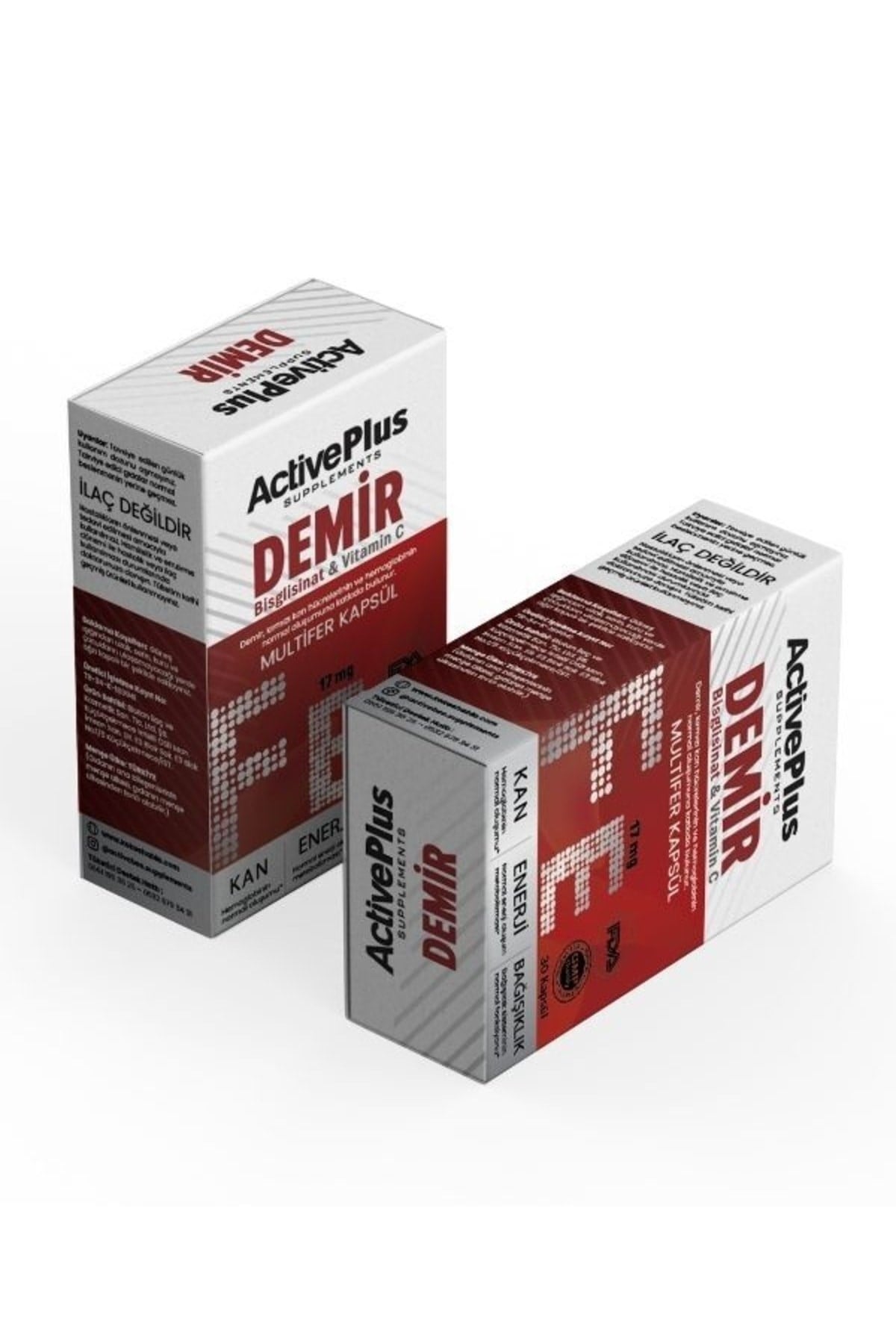 ActiveBee Supplements Demir Bisglisinat & Vitamin C Multifer 30 Kapsül