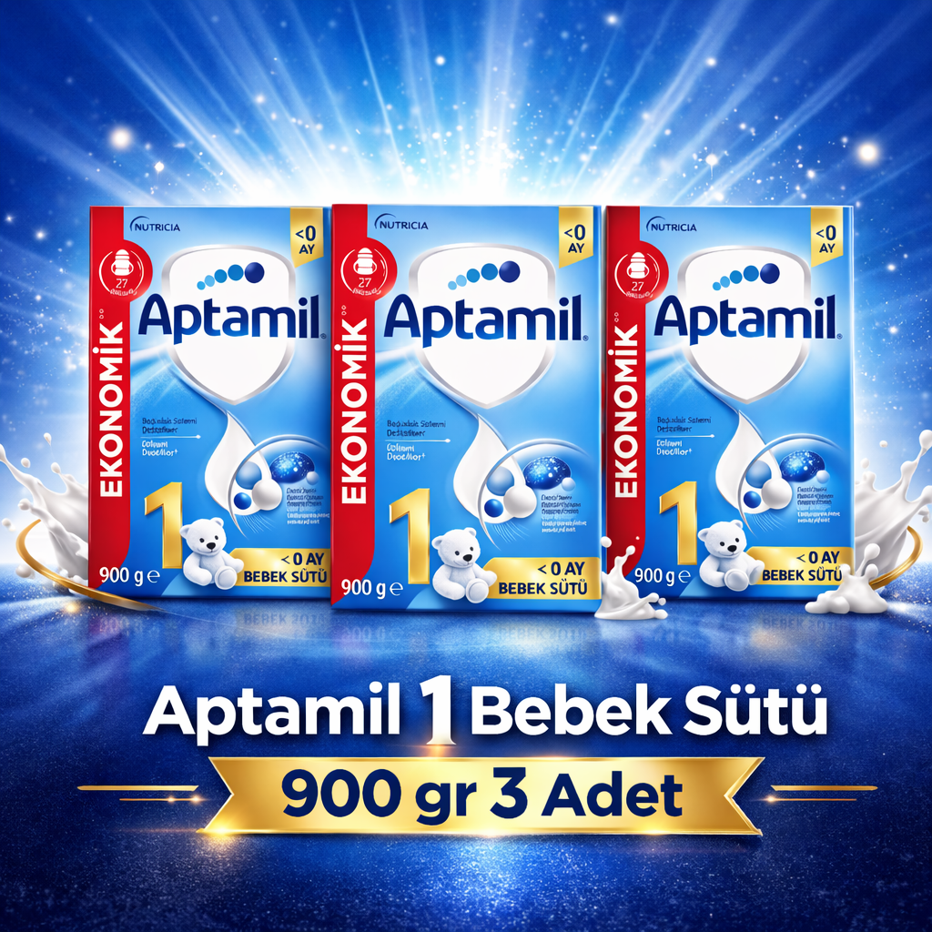 Aptamil 1 Bebek Sütü 900 gr 3 Adet